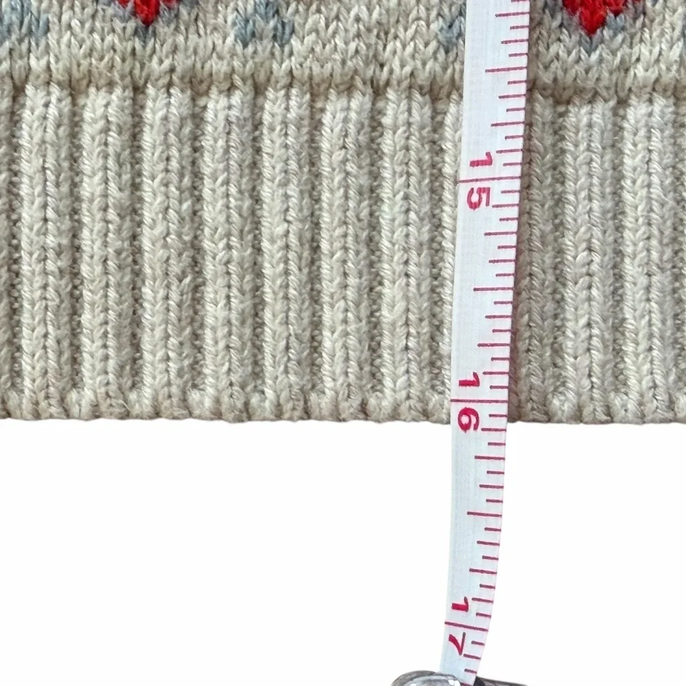 Hanna Andersson Holiday Sweater with Gnome Pattern Sz 4 - Picture 2 of 6